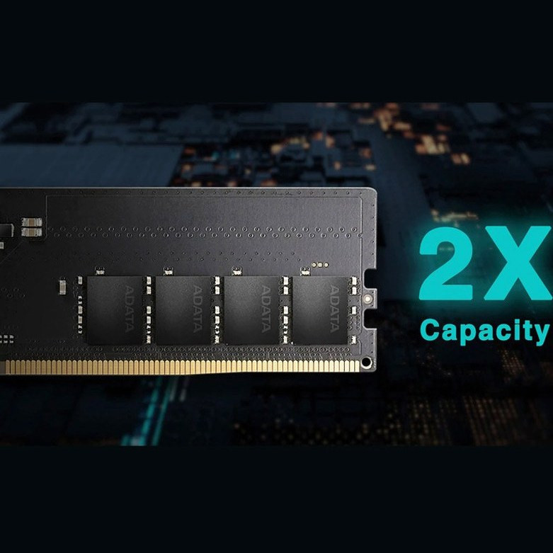 رم دسکتاپ ای دیتا مدل U-DIMM DDR5 4800 S 16G، 16 گیگابایت، DDR5، فرکانس 4800 مگاهرتز، تایمینگ CL40، یک عدد ماژول DIMM، مناسب برای کامپیوتر (Desktop)