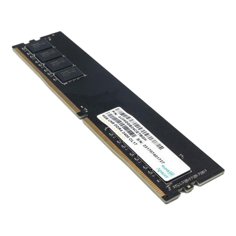 رم دسکتاپ DDR5 16 گیگابایت اپیسر با فرکانس 5600 مگاهرتز، تایمینگ CL46 و معماری تککاناله U-DIMM