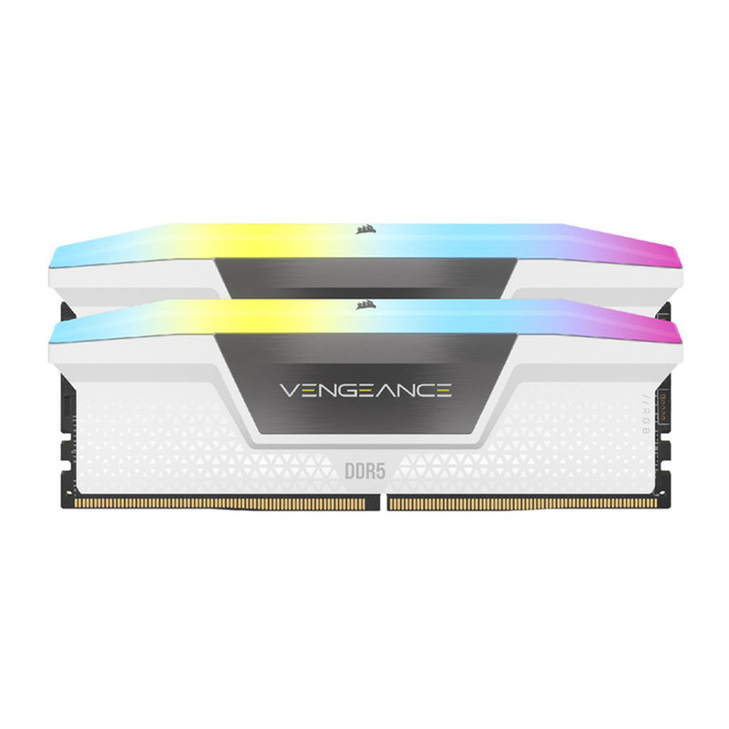 رم دسکتاپ DDR5 ظرفیت 32 گیگابایت کورسی، 2 کاناله با فرکانس 5600 مگاهرتز، 2 ماژول 16 گیگابایتی و نوع U-DIMM
