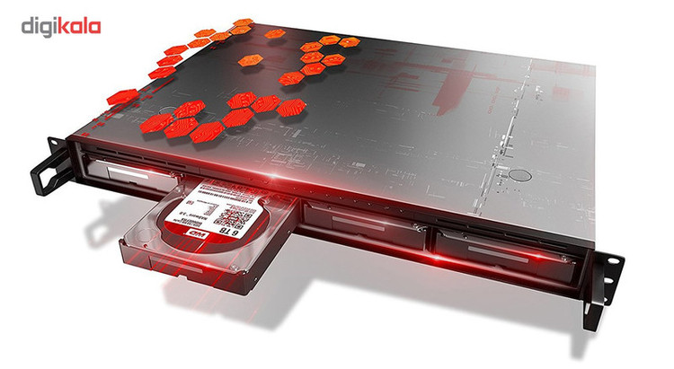 هارددیسک اینترنال وسترن دیجیتال مدل Red WD40EFRX ظرفیت 4 ترابایت