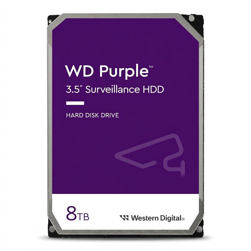 هارد دیسک اینترنال وسترن دیجیتال مدل Purple WD85PURZ ظرفیت 8 ترابایت