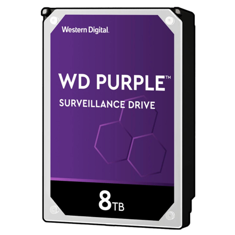 هارددیسک اینترنال وسترن دیجیتال مدل Purple WD82PURX-64GVLY0 ظرفیت 8 ترابایت
