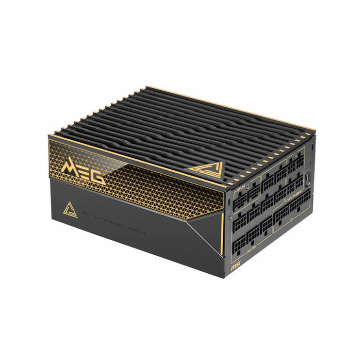 منبع تغذیه کامپیوتر 1600 وات ام اس آی مدل MEG Ai1600T Titanium PCIE5