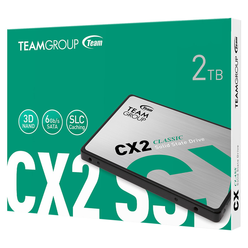 اس اس دی اینترنال تیم گروپ مدل CX2 ظرفیت 2 ترابایت