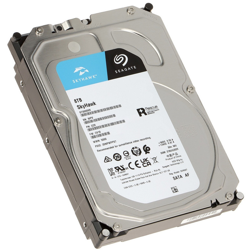 هارددیسک اینترنال سیگیت مدل SkyHawk ST8000VX004 ظرفیت 8 ترابایت