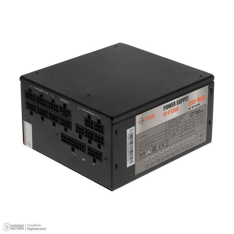 منبع تغذیه کامپیوتر 1250 وات فاطر مدل FP-P1250
