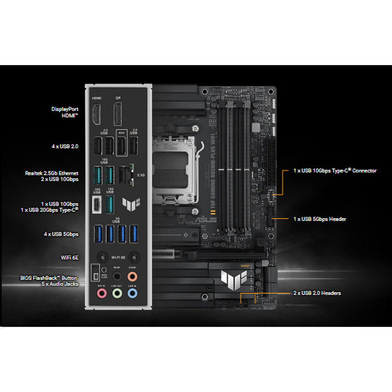 مادربرد ایسوس مدل TUF GAMING B850M-PLUS WIFI