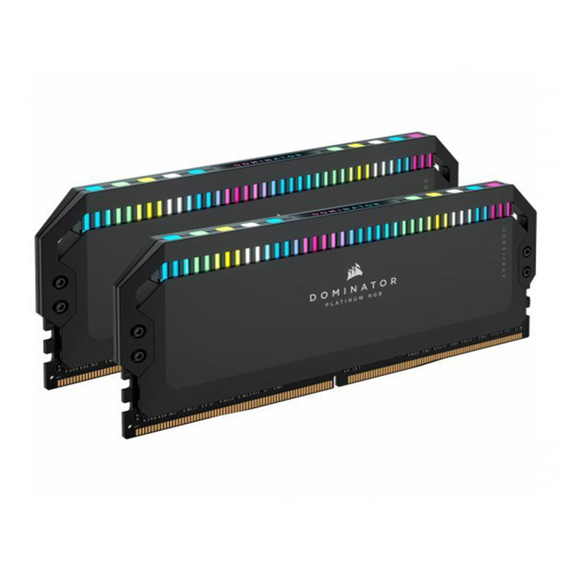 رم دسکتاپ کورسیر Dominator Platinum RGB DDR5 دو کاناله 32 گیگابایت 6000 مگاهرتز CL36 با هیتسینک خنککننده