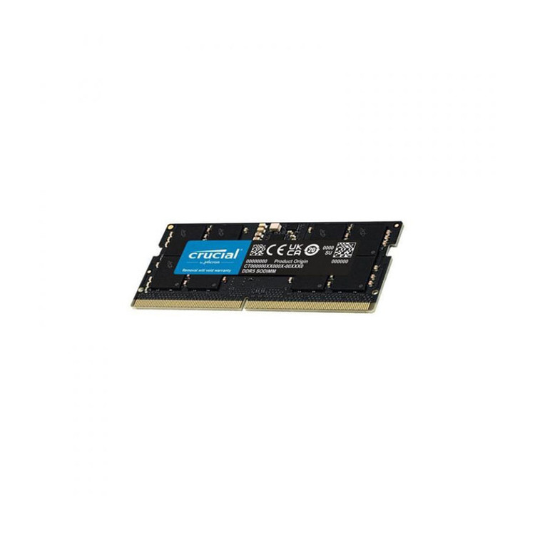 رم لپتاپ DDR5 تک کاناله 32 گیگابایت کروشیال مدل CT8 با فرکانس 5600 مگاهرتز و تایمینگ CL46
