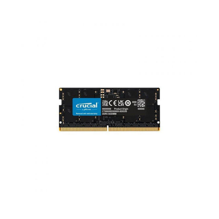 رم لپتاپ DDR5 تک کاناله 32 گیگابایت کروشیال مدل CT8 با فرکانس 5600 مگاهرتز و تایمینگ CL46