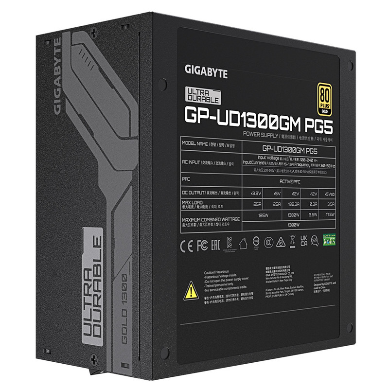 منبع تغذیه کامپیوتر ۱۳۰۰ وات گیگابایت مدل UD1300GM PG5