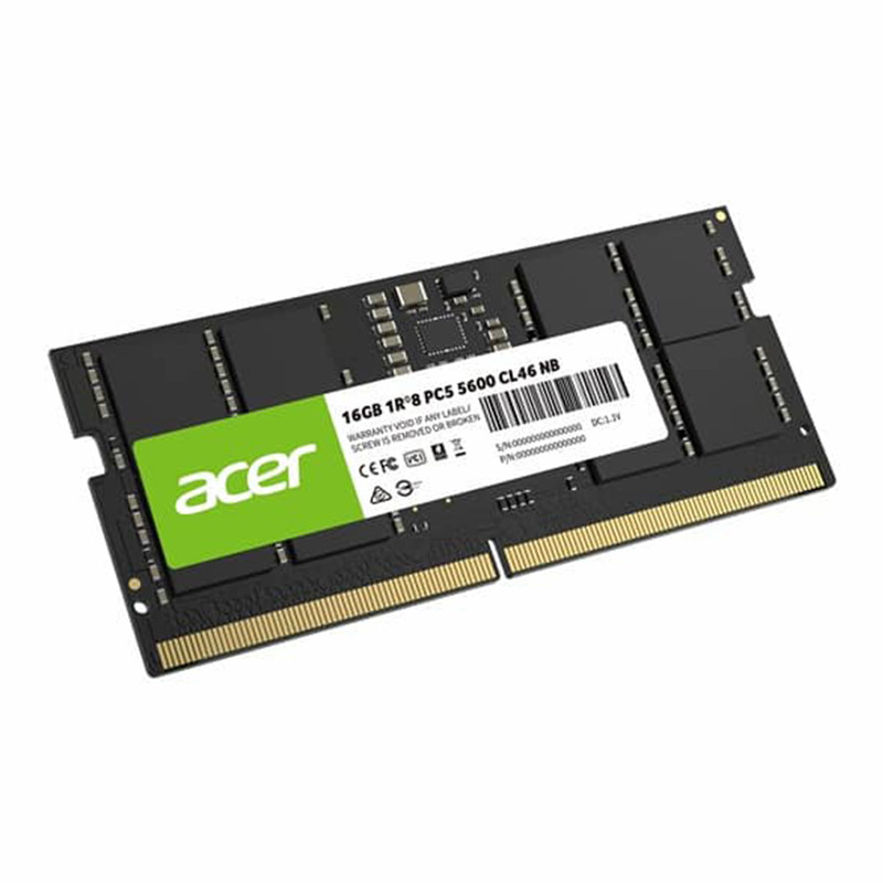 رم لپتاپ DDR5 تک کاناله 4800 مگاهرتز CL40 ایسر مدل SD200 ظرفیت 16 گیگابایت