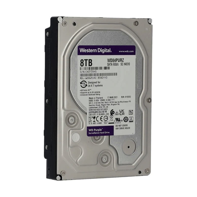 هارد دیسک اینترنال وسترن دیجیتال با رابط SATA مدل WD ظرفیت 8 ترابایت